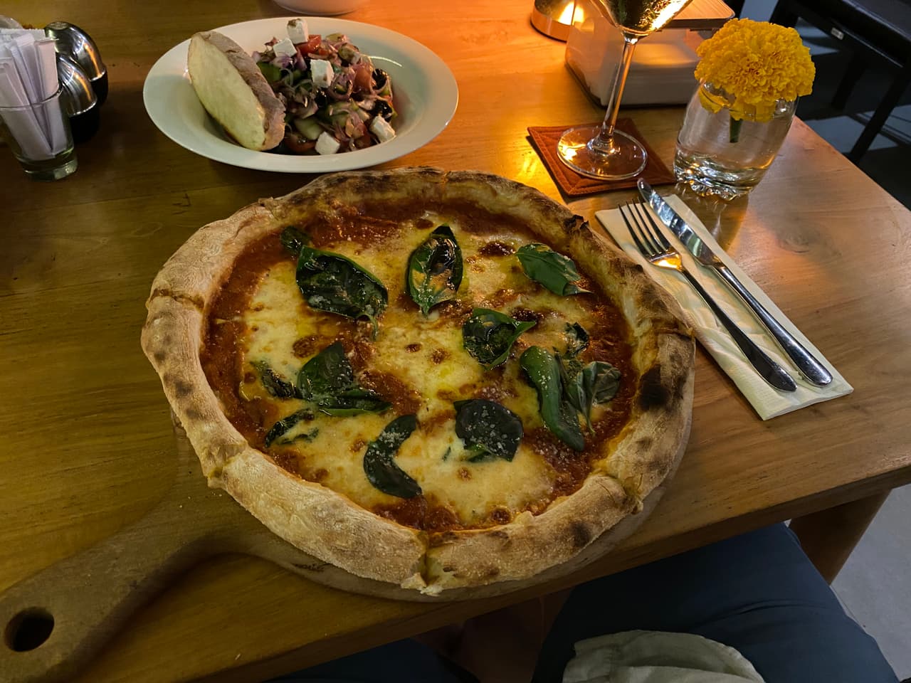 Fuzion, the Margherita from the side