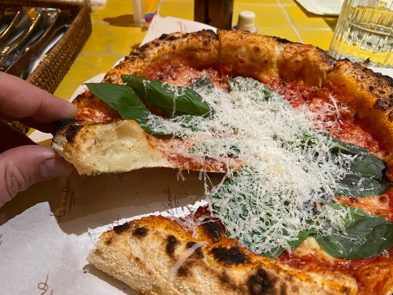 Te'Amo, the crust up close